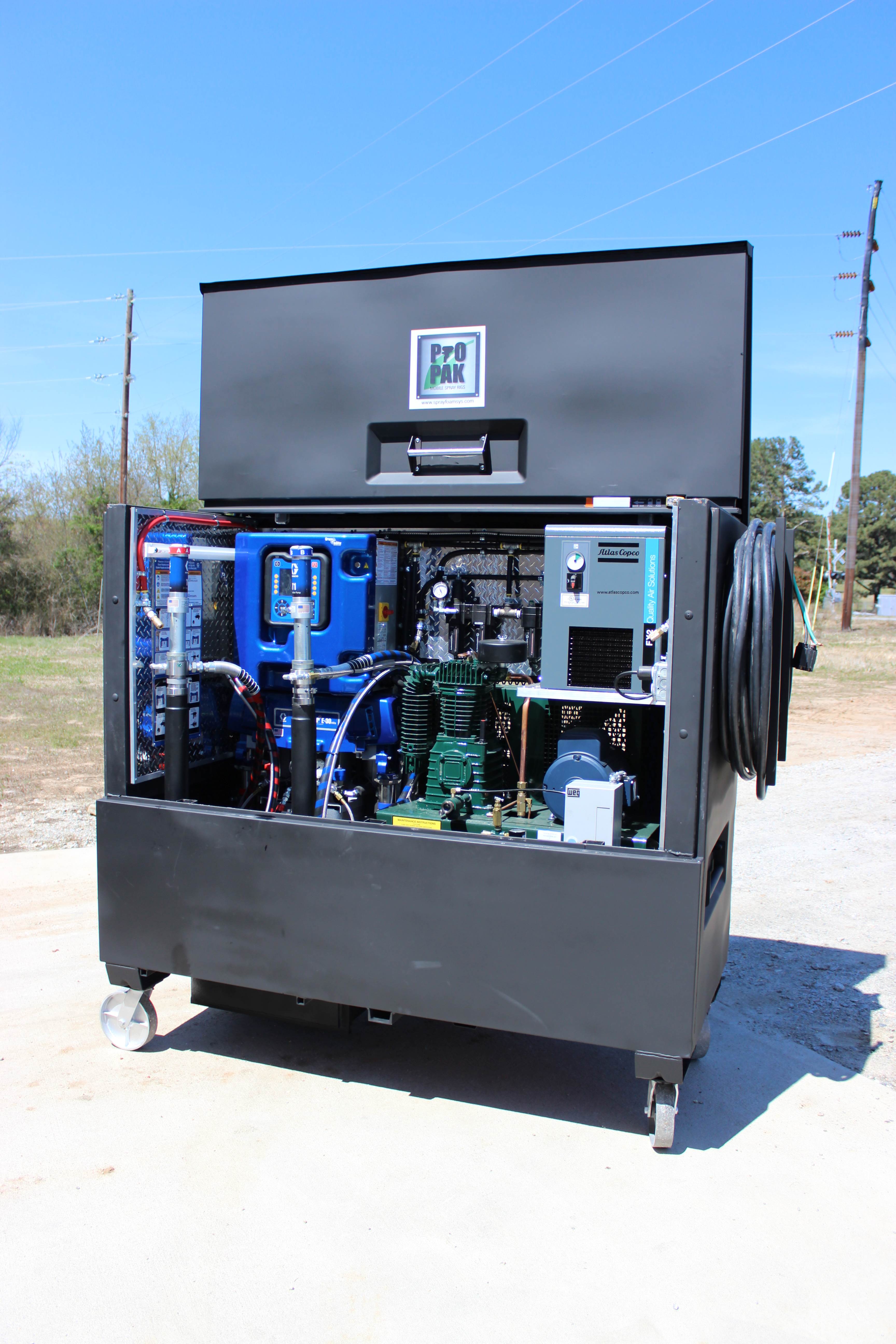 ProPAK Portable Mobile Shore Powered Spray Foam Systems Rig SPF