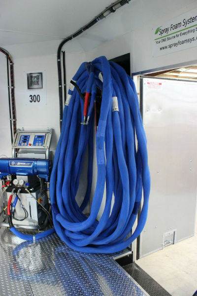 foam spray insulation propak rig graco equipment systems 200s reactor