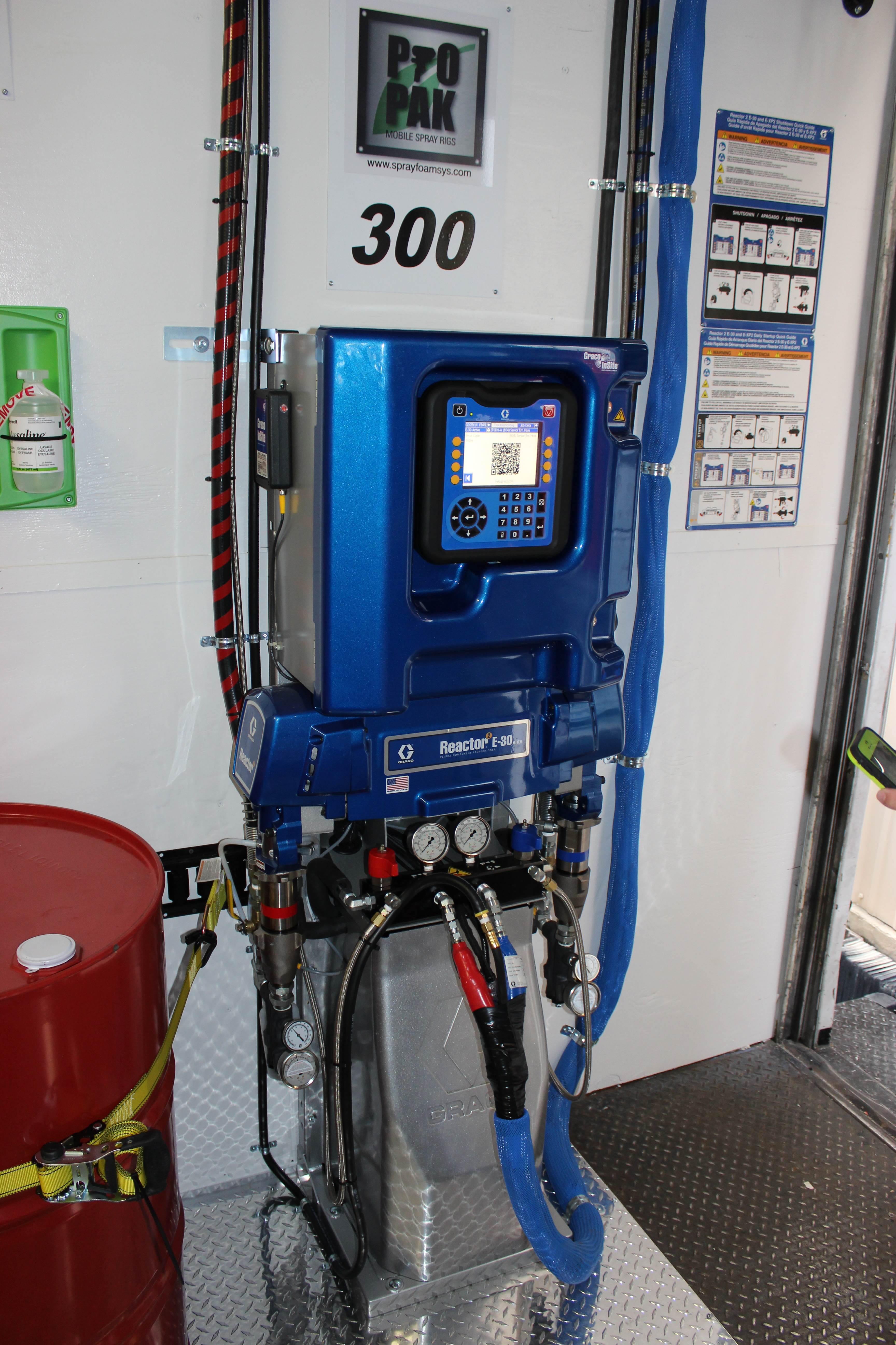 Spray Foam Rig Foam Insulation Graco Reactor E30 pmc gusmer propak