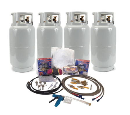 Sfs Pro Do It Yourself 34 Gallon Closed Cell Spray Foam Insulation Kit 3 400 Bft Spray Foam Systems
