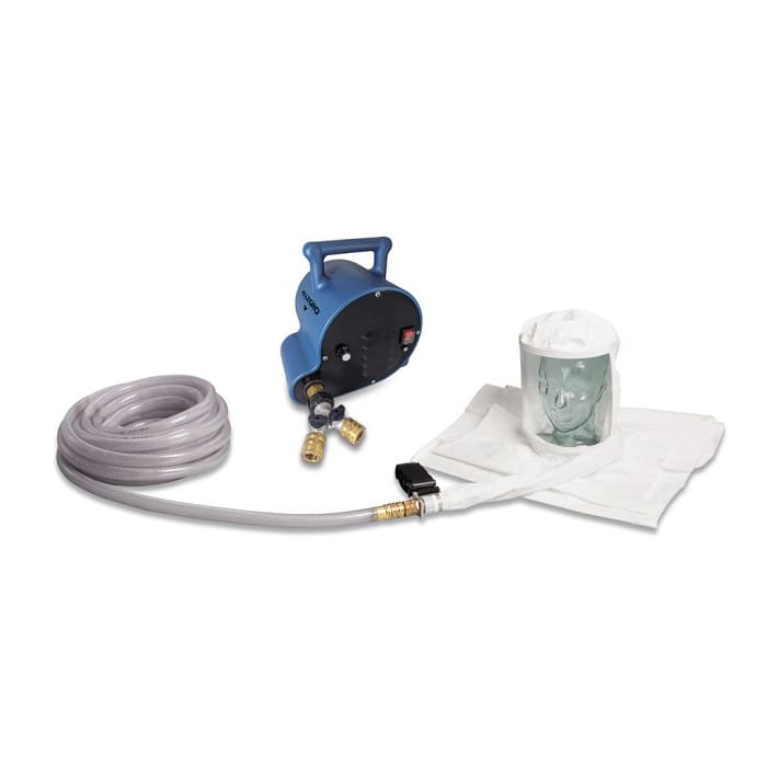 1-Worker Full Mask Breathing Air Blower Respirator