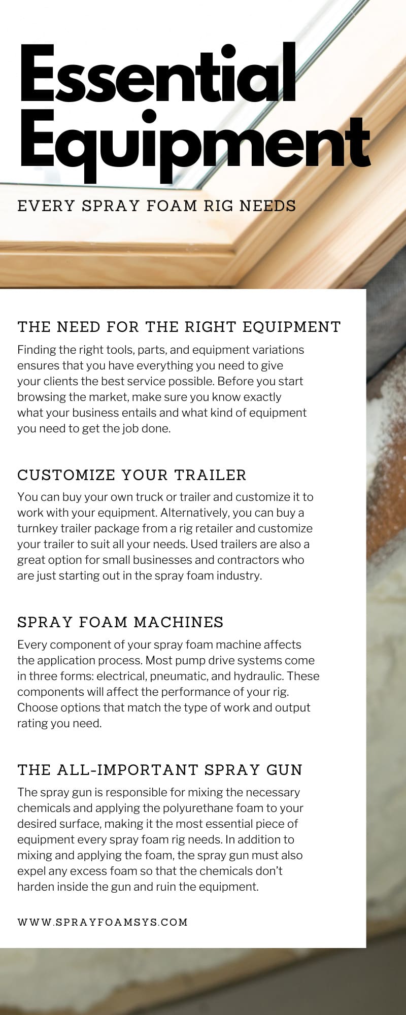 Essential Equipment Every Spray Foam Rig Needs